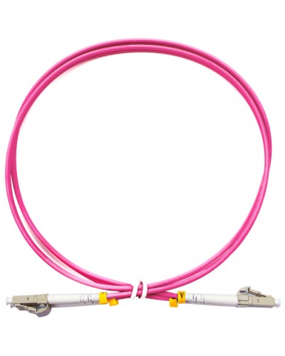 Шнур оптический duplex LC-LC 50/125 mm OM4 1м LSZH Cabeus FOP-50-OM4-LC-LC-1m в Орле Патч-корды оптические Pintop.ru