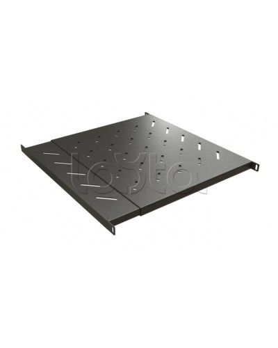 Полка c 19 креплением Hyperline (TSD3L-0.5U-405/700-RAL9005) в Орле Полки для шкафов и стоек Pintop.ru