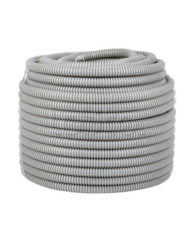 Труба гофр. ПВХ с протяжкой d16 мм (50 м) серая EKF-Plast (tg-z-16-50m) в Орле Труба гофрированная Pintop.ru