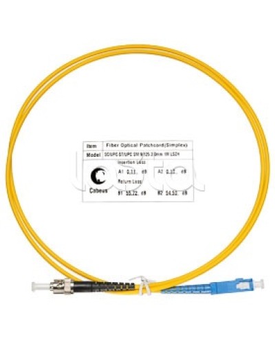 Патч-корд волоконно-оптический SM 9/125 simplex SC-ST LSZH (1 м) Cabeus FOP(s)-9-SC-ST-1m в Орле Патч-корды оптические Pintop.ru