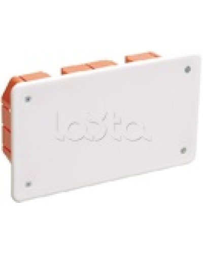 Коробка КМ41006 распаячная для твердых стен (с саморезами, с крышкой) IEK UKT11-172-096-045 в Орле Распределительные коробки Pintop.ru