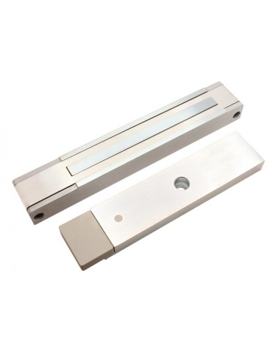 Электромагнитный замок с датчиком состояния двери ALeko ALM-300P (24В серый) в Орле Электромагнитные замки Pintop.ru