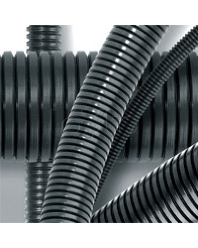 Труба гофрированная DN17мм, ПВ-2, д. вн. 16,8 мм, д. нар. 21,2 мм, полиамид 6 DKC (PA601721F2) в Орле Труба гофрированная Pintop.ru