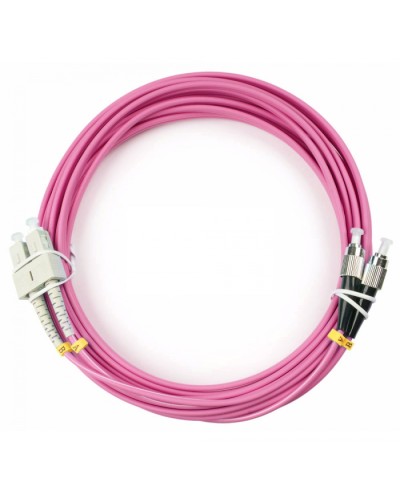 Шнур оптический duplex SC-FC 50/125 mm OM4 5м LSZH Cabeus FOP-50-OM4-SC-FC-5m в Орле Патч-корды оптические Pintop.ru
