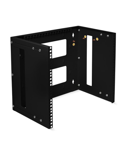 Кронштейн настенный 19 9U, цвет черный Cabeus NC-9U-BK в Орле Аксессуары для стоек и шкафов Pintop.ru