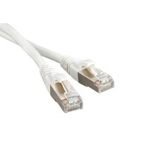 Патч-корд экранированный Hyperline PC-LPM-STP-RJ45-RJ45-C5e-10M-LSZH-WH